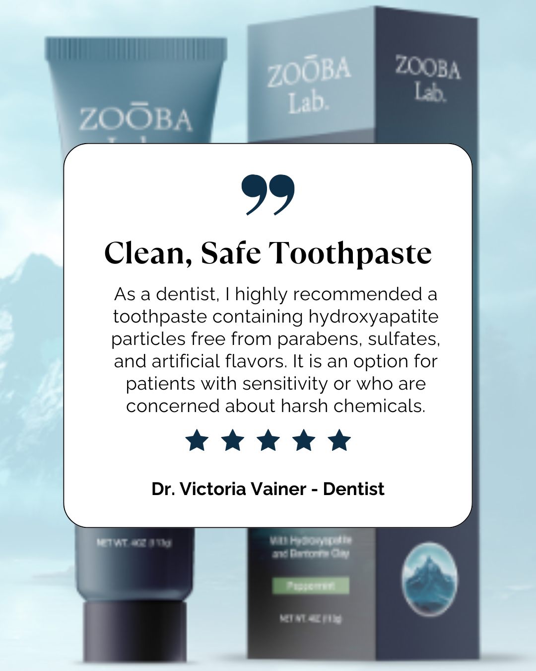 ZOOBA Lab Natural Fluoride-Free Mineralizing Toothpaste – Zooba Lab