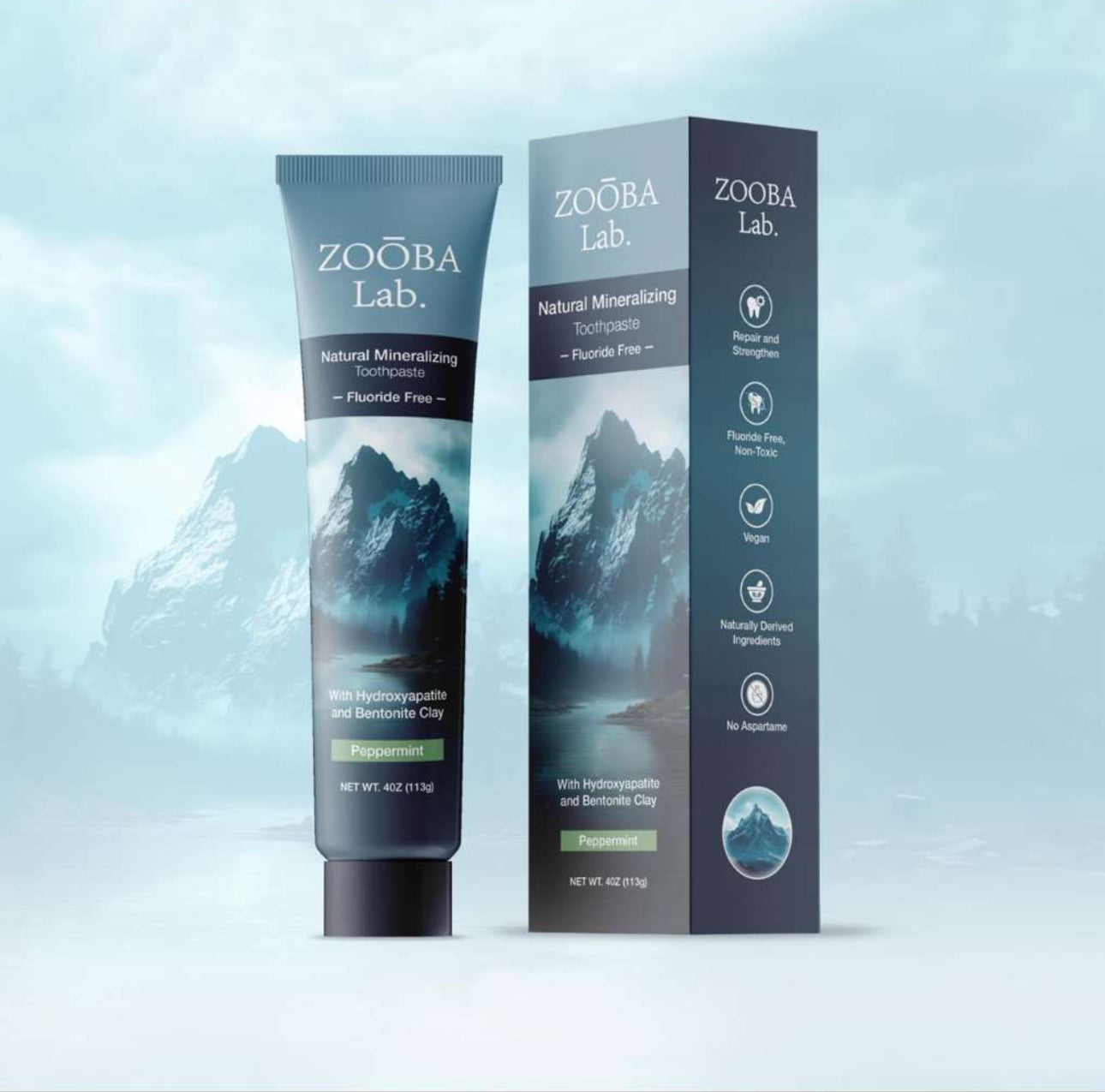 ZOOBA Lab Natural Fluoride-Free Mineralizing Toothpaste – Zooba Lab